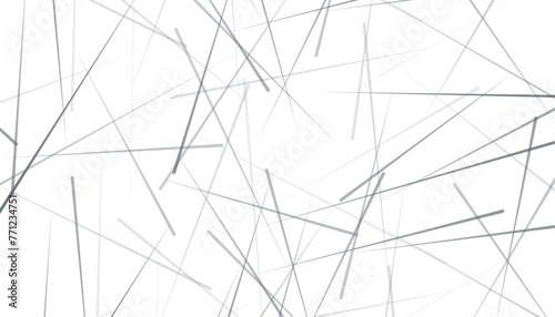 Asymmetrical texture with random chaotic lines. Chaotic pattern for your amazing design. Black and white. Abstract geometric pattern. Vector illustration