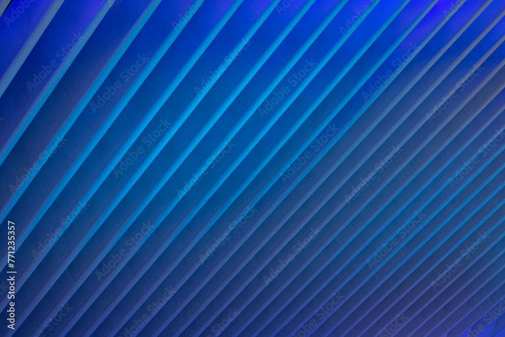 Obraz premium Abstract art structure background. Geometrical structural backdrop with stripes. Geometric striped abstract pattern background. Abstract blue color structure. Abstract shapes and lines background