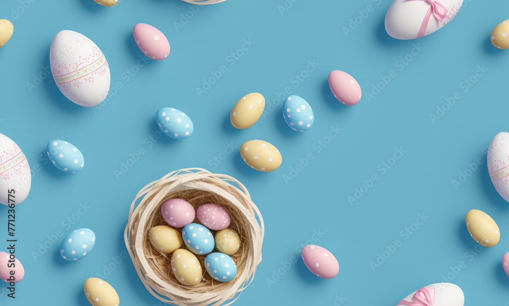 Easter. Abstract seamless pattern. AI generated.
Easter. Abstract seamless pattern. AI generated.