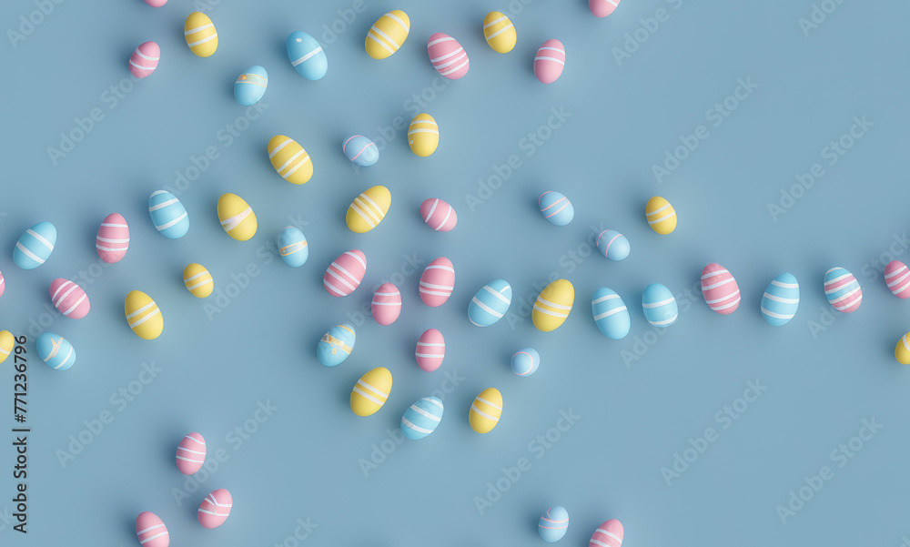 Easter. Abstract seamless pattern. AI generated.
Easter. Abstract seamless pattern. AI generated.