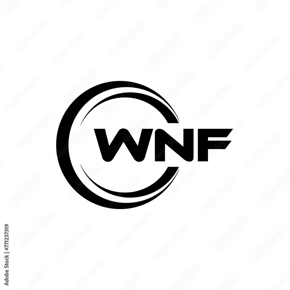 WNF letter logo design with white background in illustrator, cube logo, vector logo, modern alphabet font overlap style. calligraphy designs for logo, Poster, Invitation, etc. WNF letter logo design with white background in illustrator, cube logo, vector logo, modern alphabet font overlap style. calligraphy designs for logo, Poster, Invitation, etc.
