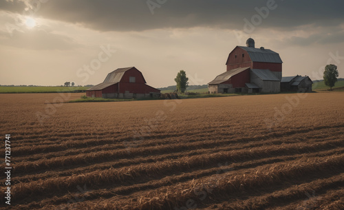 agriculture farm backdrop   detailed