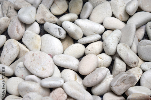 collection of white stones
