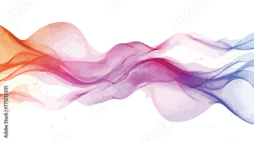 Abstract shining wave. Magic design with colorful dust © Roses