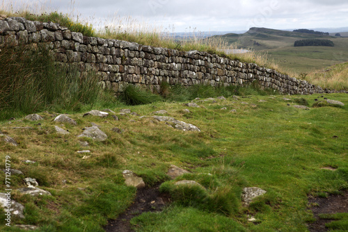 Along the Hadrian's wall between Twice Brewed and Chollerford - Northumberland - England - UK photo