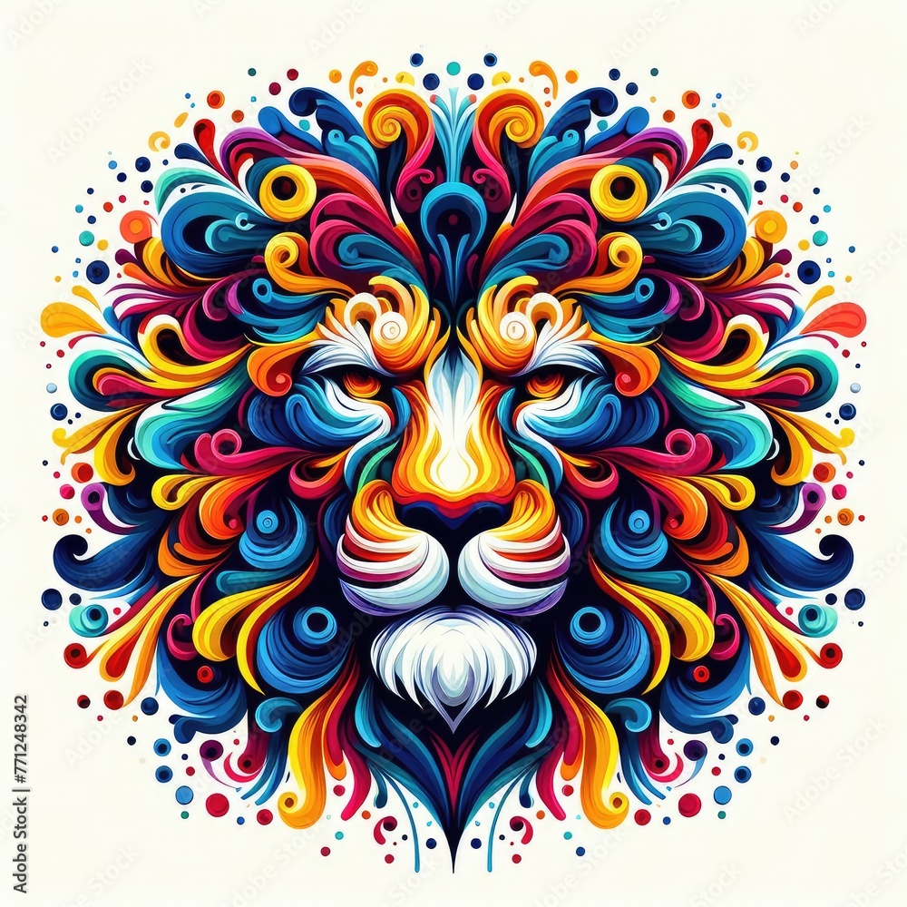 Isolated Colorful Animal on a Clear PNG Canvas, Generative AI