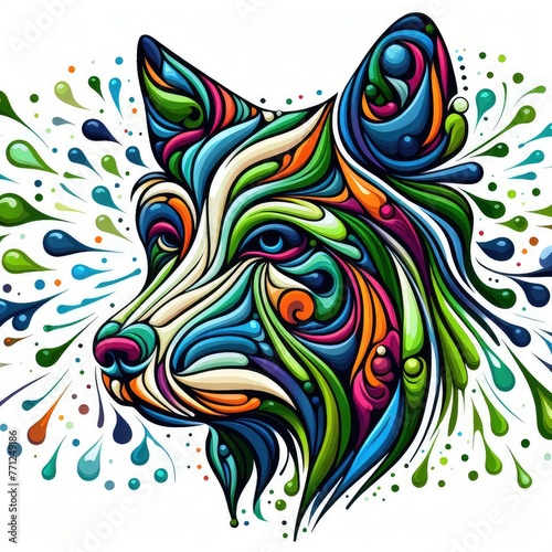 Isolated Colorful Animal on a Clear PNG Canvas  Generative AI