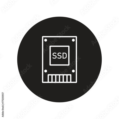 ssd icon vector