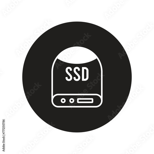 ssd icon vector