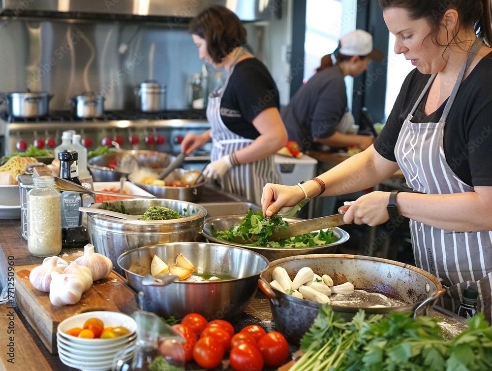 Local food cooking class, Earth Day focus on sustainability, farmtotable ingredients, kitchen buzz