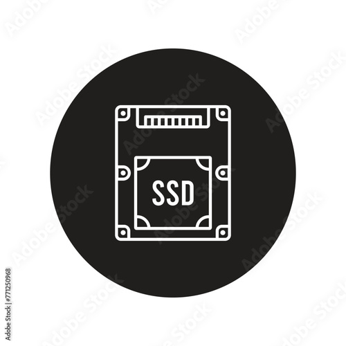 ssd icon vector