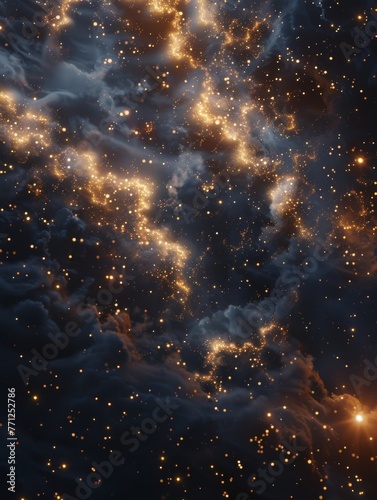 "Starry Night Sky Photography Capturing Beautiful Celestial Patterns"