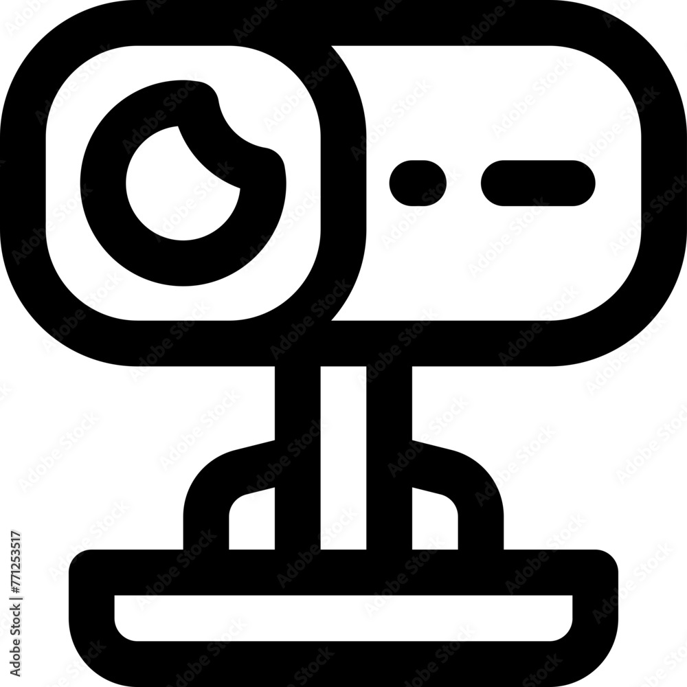 webcam icon. vector line icon for your website, mobile, presentation, and logo design. webcam icon. vector line icon for your website, mobile, presentation, and logo design.