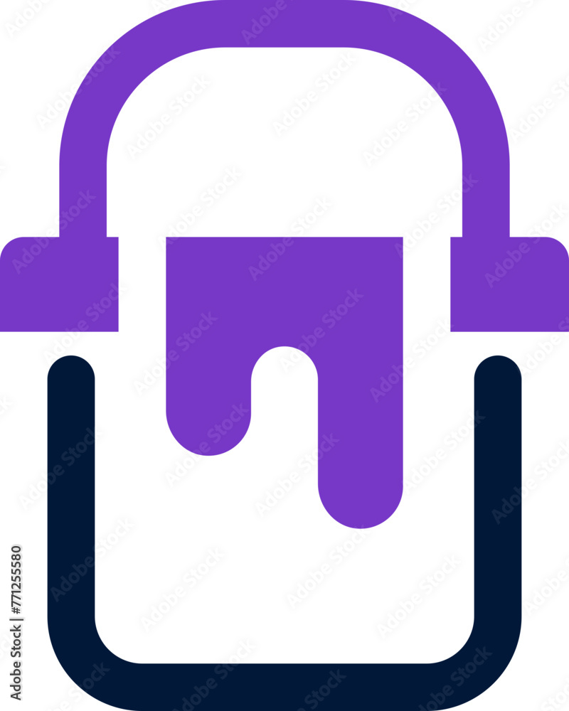 paint bucket icon. vector dual tone icon for your website, mobile, presentation, and logo design. paint bucket icon. vector dual tone icon for your website, mobile, presentation, and logo design.