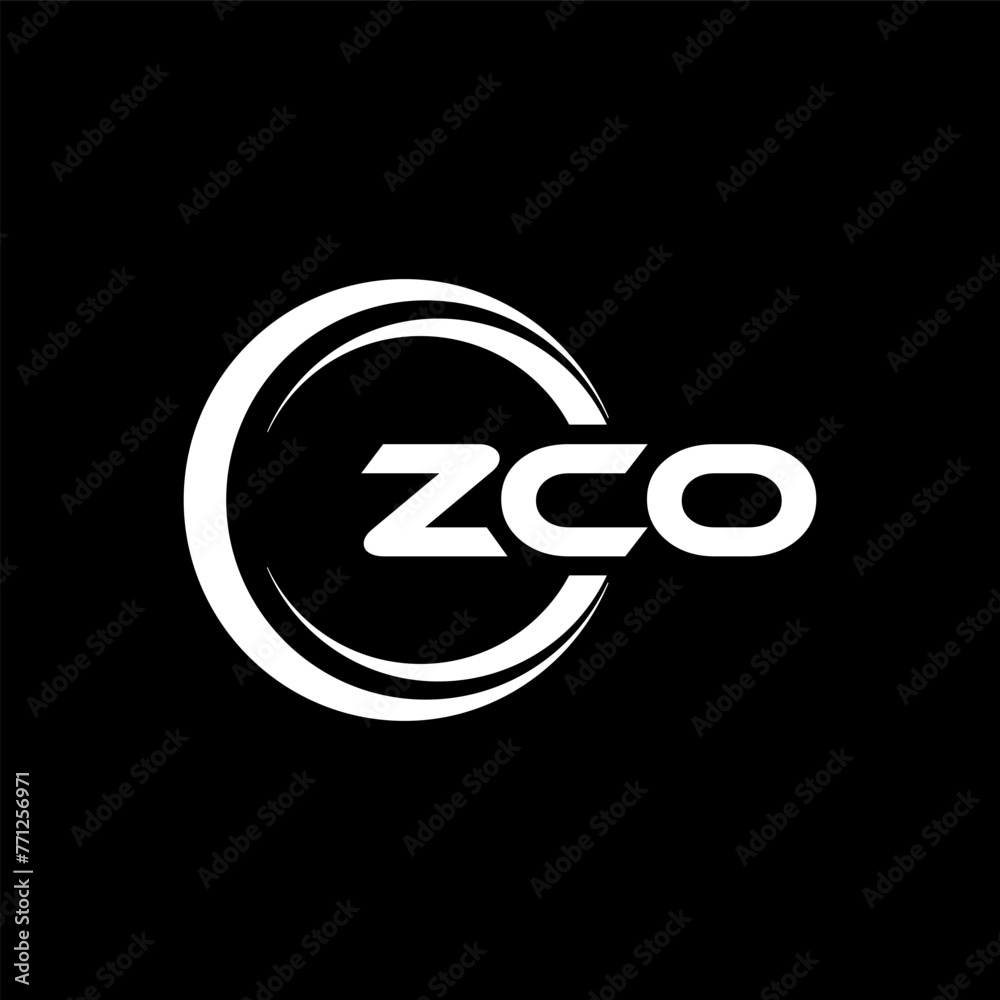 ZCO letter logo design with black background in illustrator, cube logo, vector logo, modern alphabet font overlap style. calligraphy designs for logo, Poster, Invitation, etc. ZCO letter logo design with black background in illustrator, cube logo, vector logo, modern alphabet font overlap style. calligraphy designs for logo, Poster, Invitation, etc.