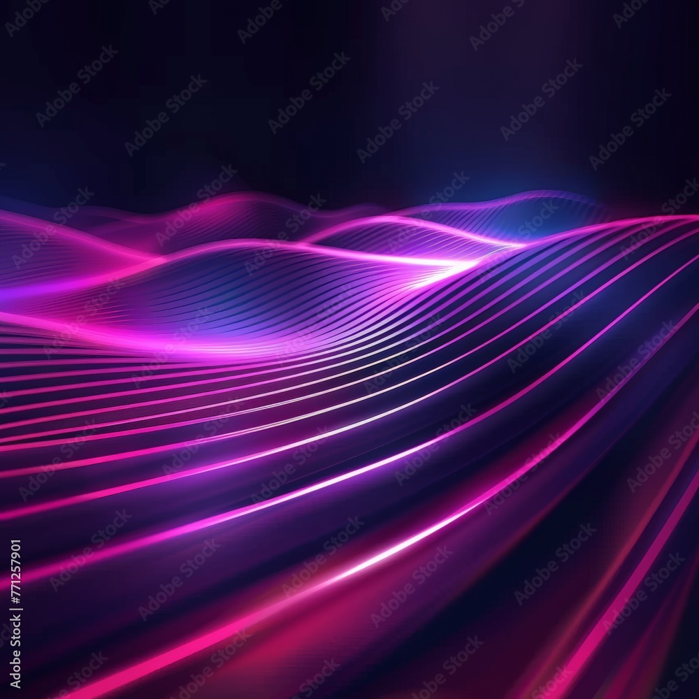 Purple and Blue Background With Lines