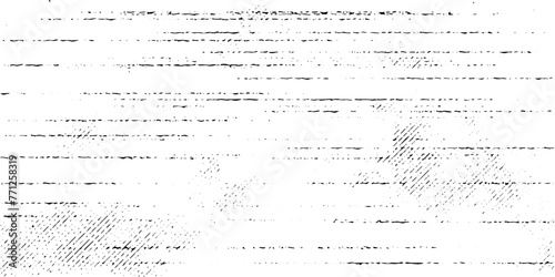 Fototapeta Naklejka Na Ścianę i Meble -  Distressed black sketches line texture. Distress Overlay Texture. White background on sketches texture.