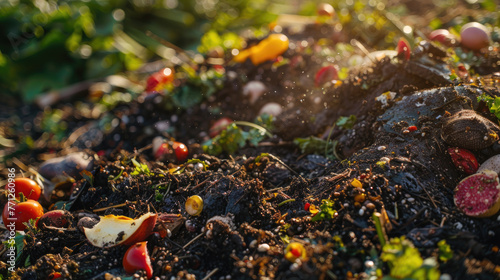 A compost bin. Humus.