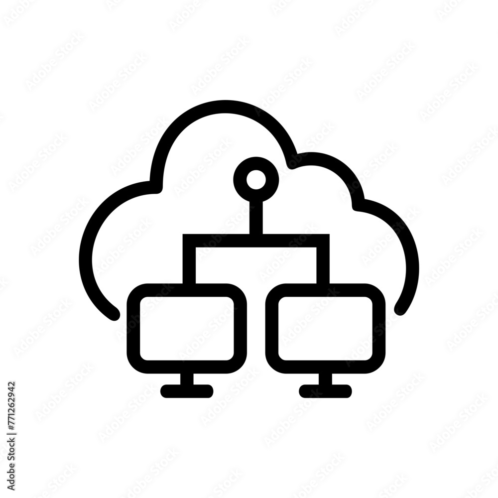 Cloud Tech Icon Cloud Tech Icon