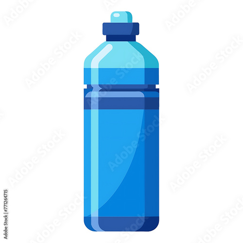 bottle of water isolated on white