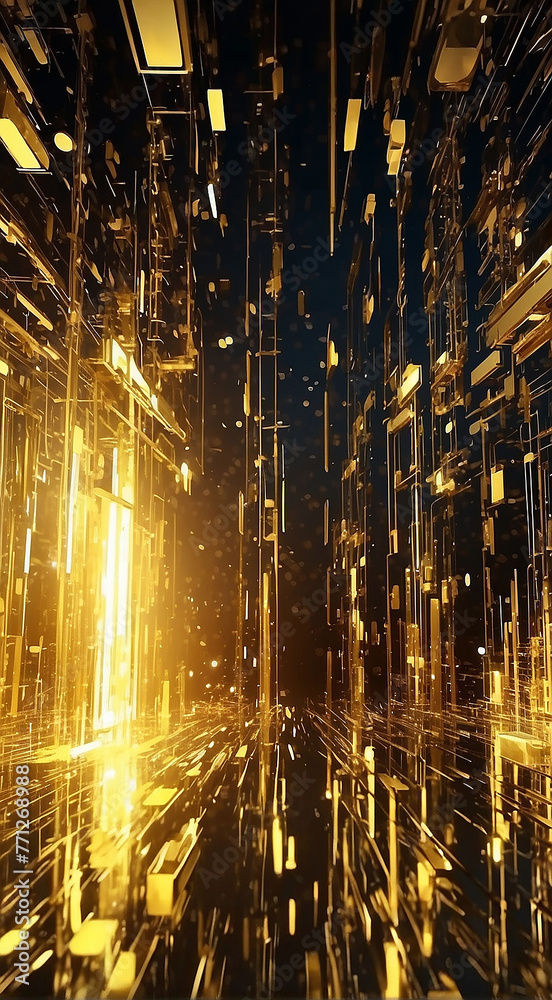 Obraz premium futuretech gradient background