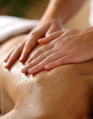 Wallpaper Mural receiving back massage Torontodigital.ca