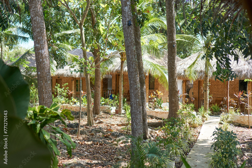 View of resort in Bohol, Philippines View of resort in Bohol, Philippines