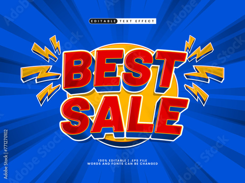 best sale editable text effect