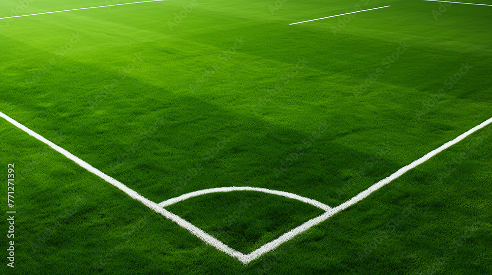 Obraz premium Professional soccer field stadium