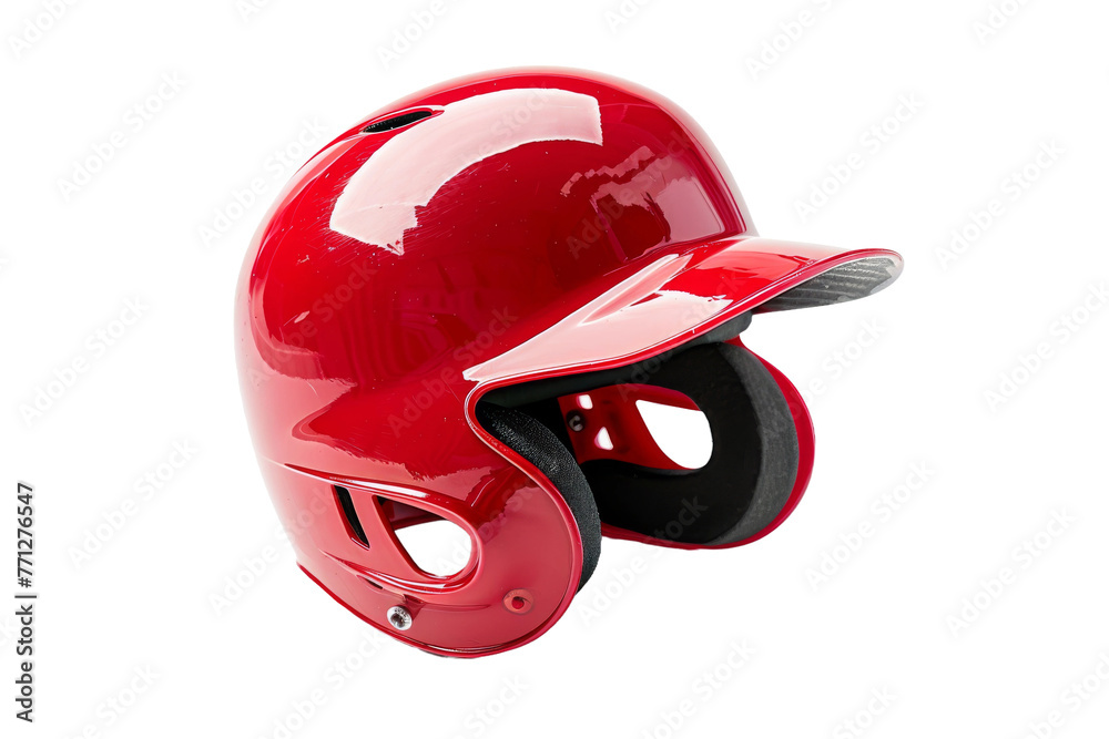 Baseball Helmet Importance on Transparent Background