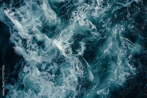 : A body of water with an aerial view, capturing the rhythm of the waves and tides throughout a day, in a time-lapse