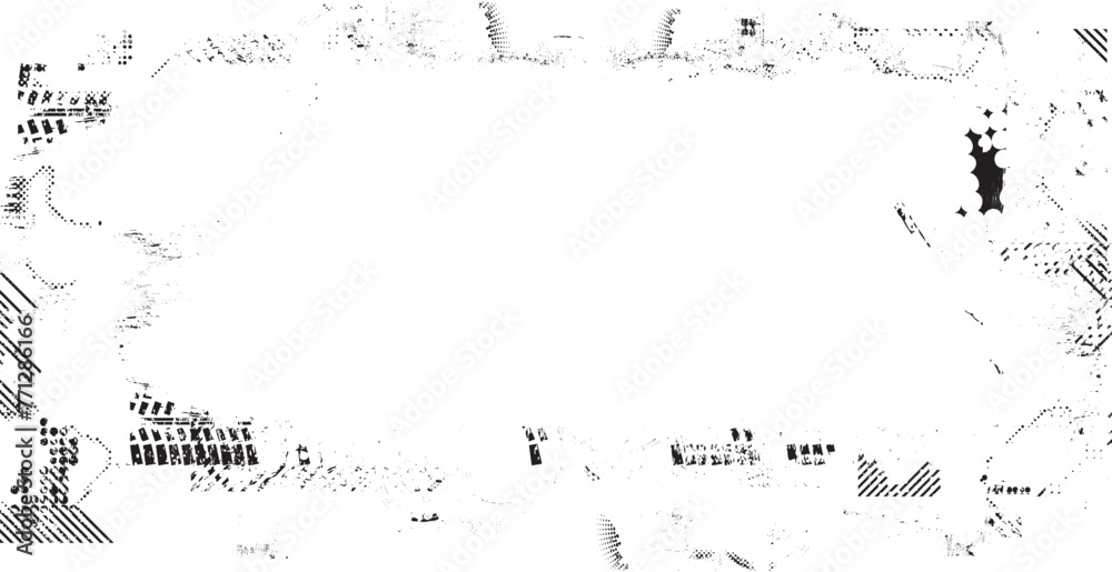 Glitch distorted grange shape . Noise grungy logo . Trendy defect error shapes . Glitched frame .Grunge textured . Distressed effect .Vector shapes Glitch distorted grange shape . Noise grungy logo . Trendy defect error shapes . Glitched frame .Grunge textured . Distressed effect .Vector shapes