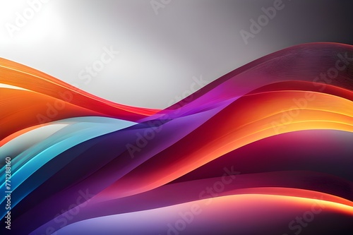 colorful abstract waves background design 
