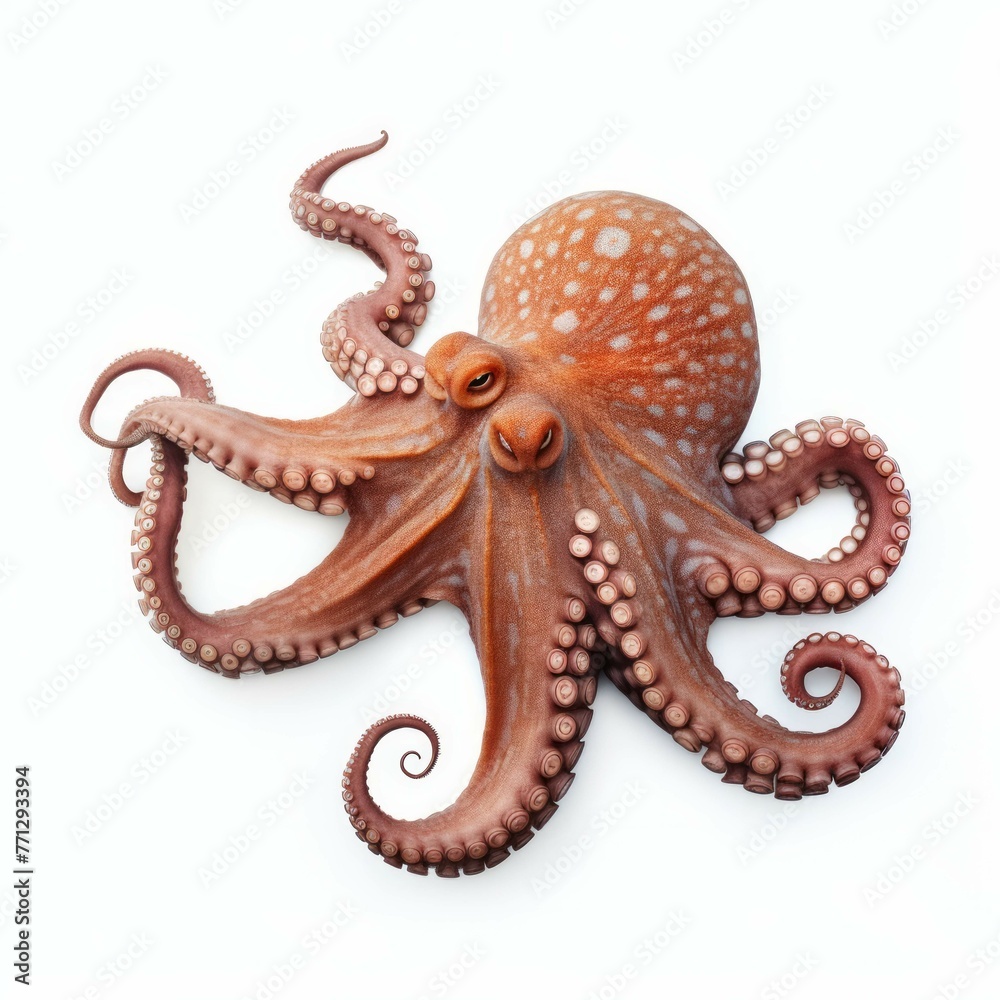Octopus isolated on white background Octopus isolated on white background