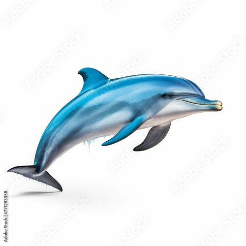 Dolphin isolated on white background