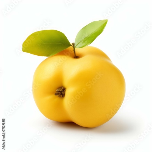 Quince isolated on white background