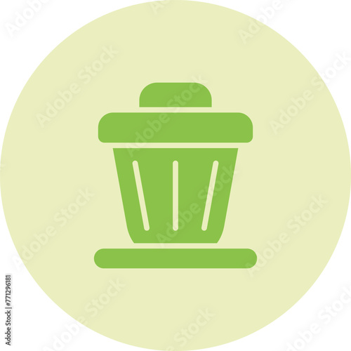 Trash bin Vector Icon