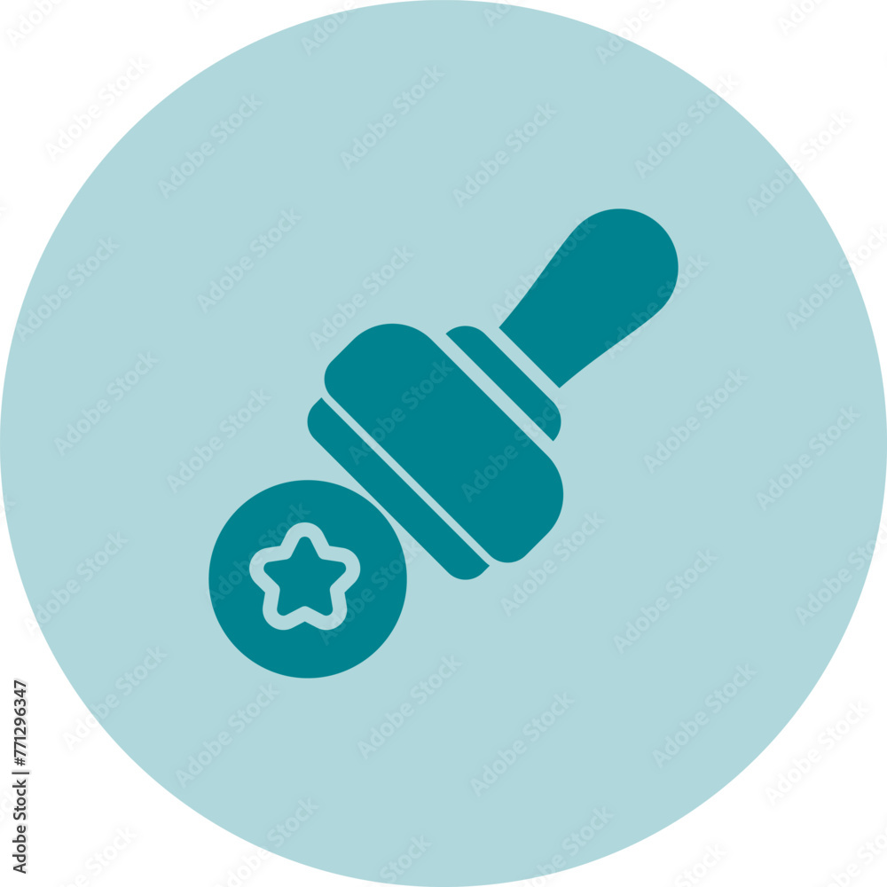 Stamp Vector Icon Stamp Vector Icon