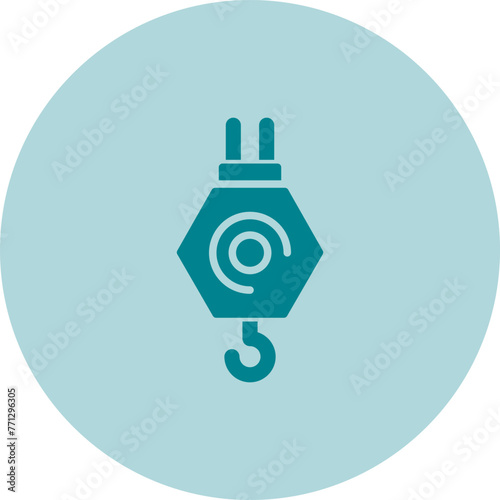 Pulley Vector Icon