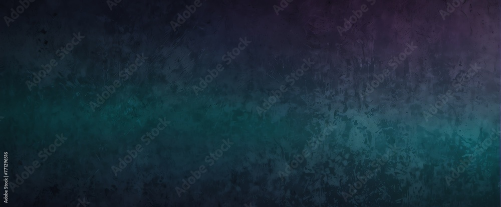 Teal blue to royal purple color gradient wall texture grunge rough abstract with scratches and small cracks from Generative AI