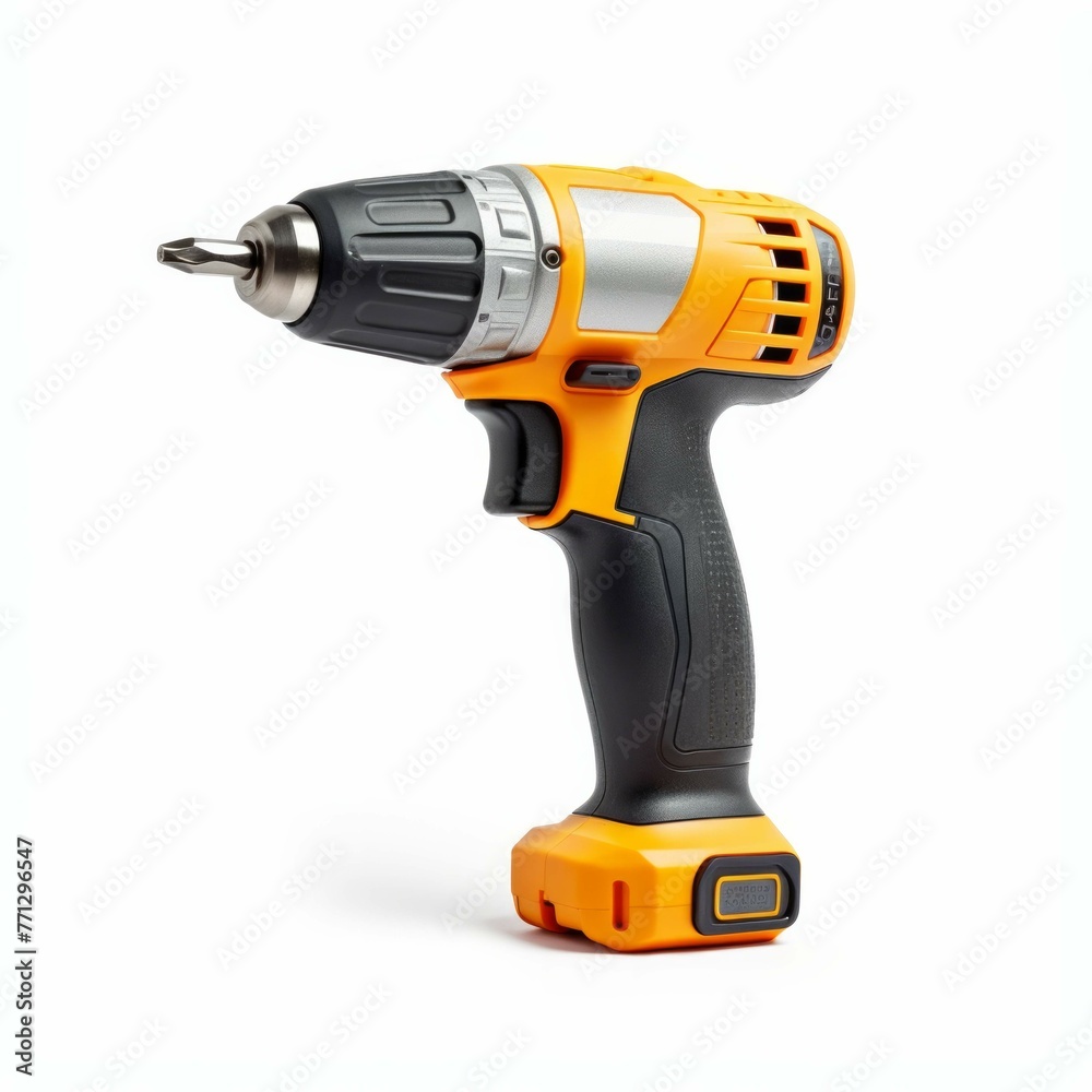 Screwdriver from the hardware store, isolated on white background