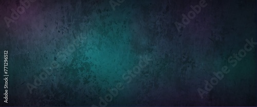 Teal blue to royal purple color gradient wall texture grunge rough abstract with scratches and small cracks from Generative AI