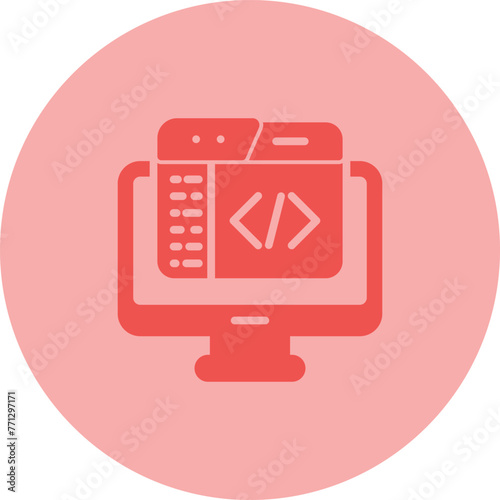 Code Editor Vector Icon