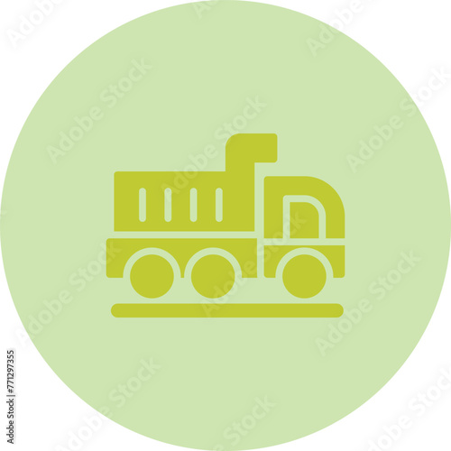 Dump Truck Vector Icon