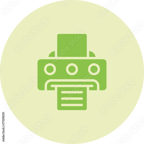 Document Print Vector Icon