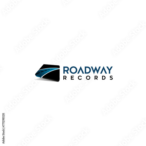 asphalt road construction logo 