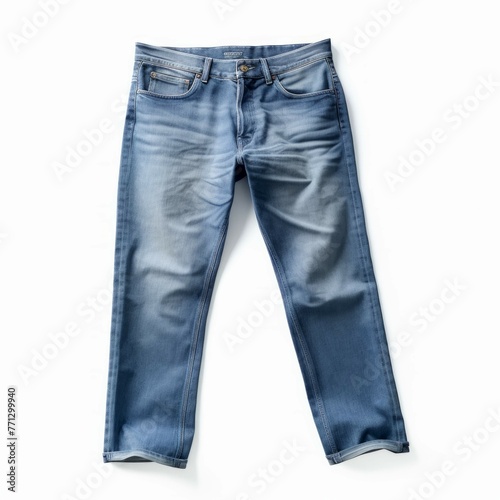 Blue Jeans isolated on white background