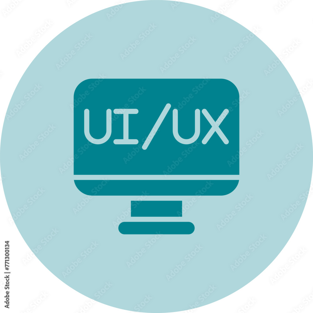 Ux Ui Vector Icon Ux Ui Vector Icon