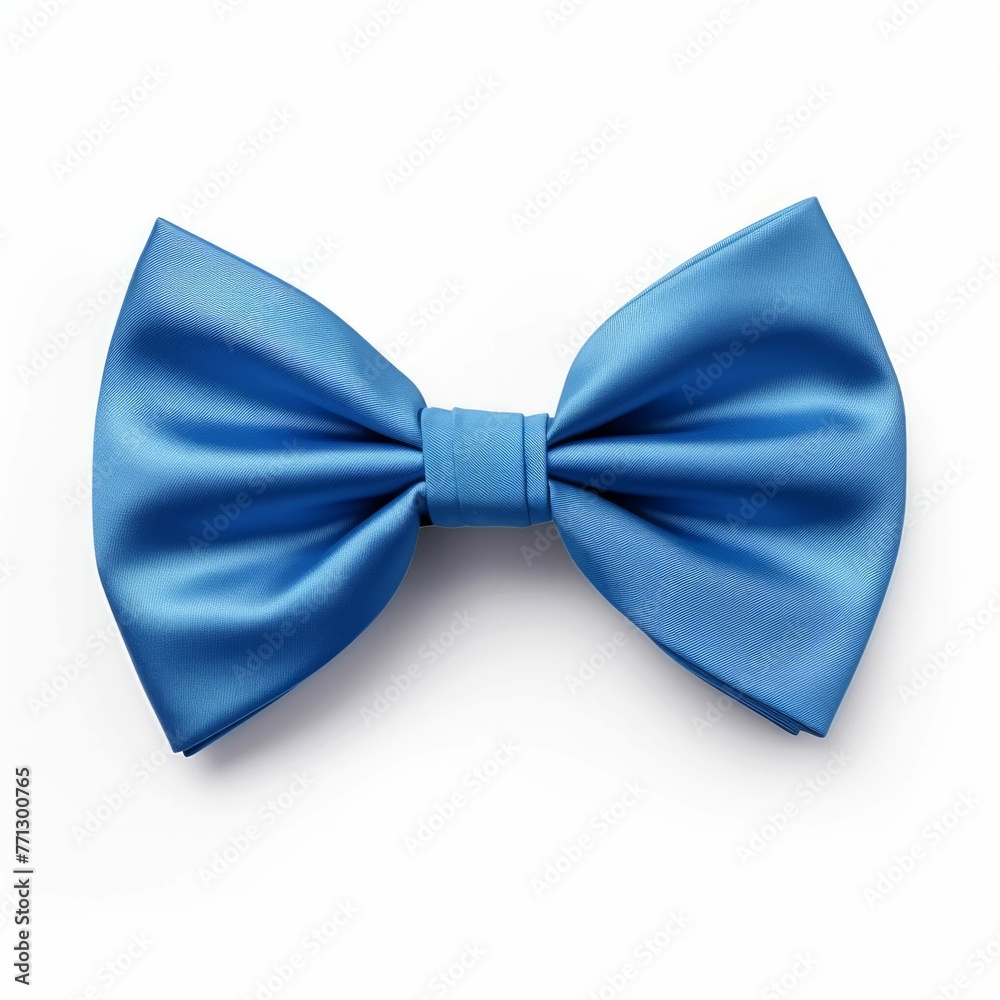 Blue Bow Tie isolated on white background Blue Bow Tie isolated on white background