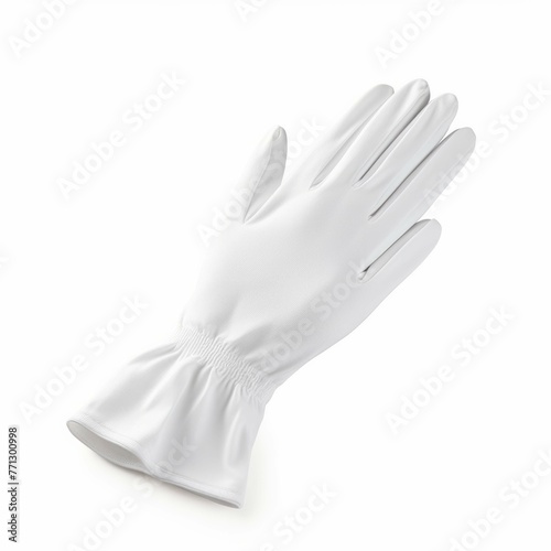 White Gloves isolated on white background